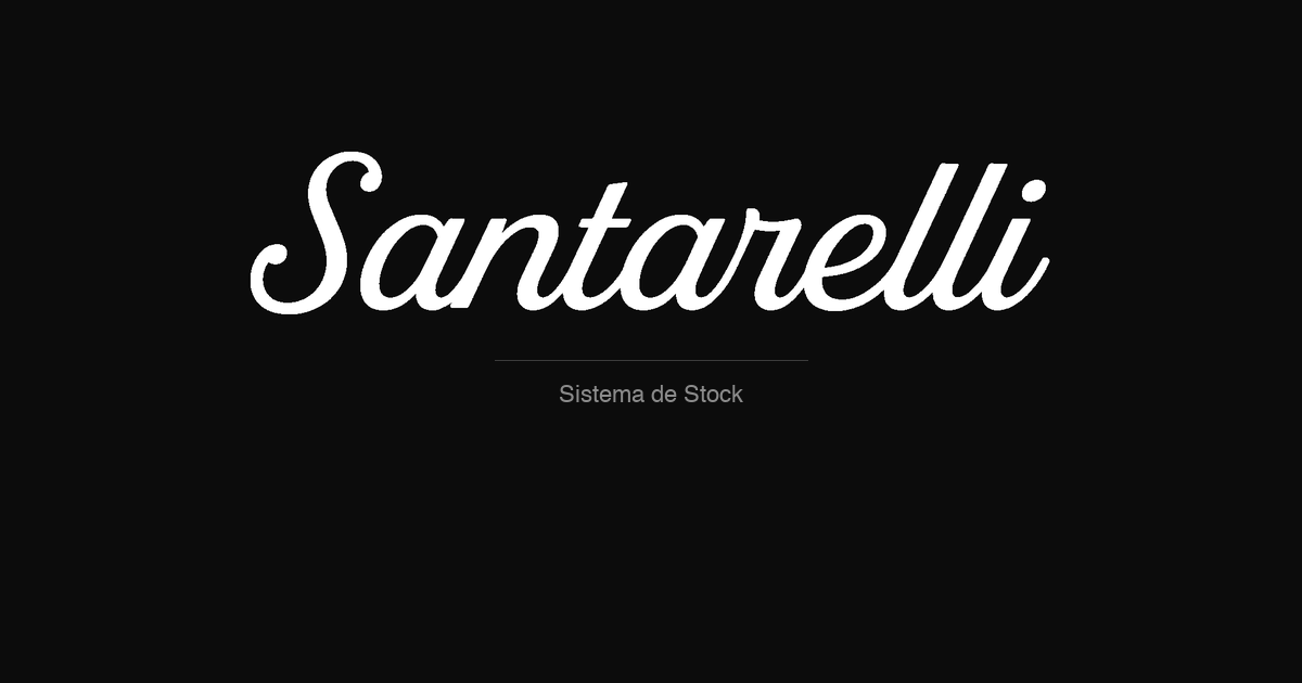 Santarelli Management System banner